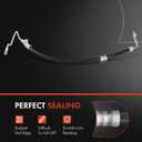 A-Premium Power Steering Return Line Hose Assembly Compatible with Acura MDX 2010-2013 V6 3.7L Gear To Pipe