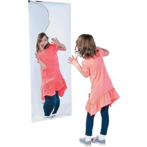 Fun Express Funhouse Mirror  Over 4 Feet Tall Carnival Mirror  VBS Vacation Bible School Decor
