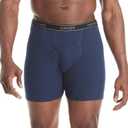 Hanes mens Underwear Boxer Briefs Pack, Cool & Breathable Cotton Moisture-wicking Underwear for Men, No Ride Up