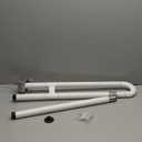 29.5 Inch Toilet Grab Bar - CALEPTONG Foldable Toilet Safety Rails for Seniors, Flip-Up Handicap Grab Bars with Anti-Slip Texture Grip for Elderly, Pregnant, Disable, Injury