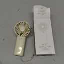 Mini Portable Fan, (2 x AAA Batteries, Batteries Not Included) Lightweight Handheld Fan Perfect for Outdoor, Travel, Office, Hiking and Camping - White