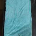 16 Pack Microfiber Bath Towels Bulk 27'' x 60'' Oversized Size Bath Towel Highly Absorbent Extra Large Soft Drying for Beach Shower Summer Salon Sport Gym Party (Wheat, Light Blue)