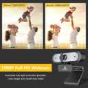 NexiGo N660P 1080P 60FPS Webcam with Software Control, Dual Microphone & Cover, Autofocus, HD USB Computer Web Camera, for OBS/Gaming/Zoom/Skype/FaceTime/Teams/Twitch