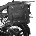Rhinowalk Motorcycle Saddlebag Waterproof Luggage Bag Quick Release Motorcycle Side Bag 25L Fits Most Adventure and Sports Bike Motorbike Racks (Black, 1 pcs)
