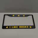 I Like Ducks License Plate Frame Tag Holder Cover
