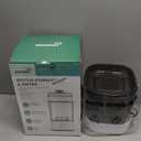 Bottle Sterilizer and Dryer, Compact Electric Steam Baby Bottle Sterilizer (Esterilizador de Biberones), Bottle Sanitizer for Baby Bottles, Pacifiers, Pump Parts Black