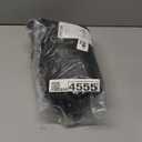 RYB HOME Bedroom Blackout Curtains 45 inches Length - Black Curtains Light UV Block Insulated Energy Saving Drapes for Bedroom Dining Living Room, 42 x 45 inches Long, Black, Set of 2