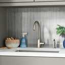 Peerless Ezra Single-Handle Kitchen Sink Faucet with Side Sprayer, Stainless P199152LF-SS