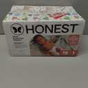 The Honest Company Comfort Dry Disposable Daytime Diapers for Sensitive Skin, Hypoallergenic, All the Alpacas + Turtle Time, Club Box Size 1 (8-14 lbs) 78 Count