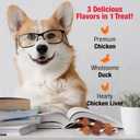 3 x Good'N'Fun Triple Flavored Rawhide Kabobs for Dogs (4 Ounce (Pack of 1))