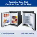 BODEGACOOLER Upgraded 12 Volt Refrigerator, 45L(1.6cu.ft) RV Fridge and Freezer with APP Control & Lock, Portable Electric Cooler -4 to 46, 12/24V DC for Truck, RV, Camping, Travel