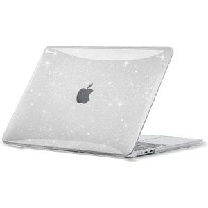 EooCoo Case Compatible with MacBook Air 13 inch M5 2026-2022 M4 M3 M2 A3449 A3240 A3113 A2681, Crystal Hard Shell Scratch Resistant Protective Cover Compatible for MacBook Air 13.6 inch Case, Sparkly