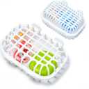 Dishwasher Basket, 2-Pack Dishwasher Basket for Baby Bottle Parts, Basket for Small Tools Cleaning, White