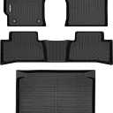 GINOWY-Floor Mats & Cargo Liner for 2020-2025 Toyota Corolla Cross, All Weather Car Mats Rubbe Liners for Toyota Corolla Cross Cargo Trunk Mat Trunk Liner (For 2020-2025 Corolla Cross)