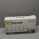 Fridge Magnet Button Maker Machine, 60 * 40mm/1.57 * 2.36 inch Square-Shaped Pin Maker Machine for Refrigerator Magnet, DIY Square Button Press Machine with 100 Pcs Supplies.