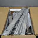 VEVOR Garden Tool Organizer, 10 Slots with Hooks, Yard Tool Tower Rack with Wheels for Garage Organization and Storage, Hold Long-Handled Tool/Rake/Broom, Metal Tool Stand Holder for Shed, Outdoor