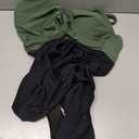 Blooming Jelly Women's Plus Size Bathing Suit Tummy Control One Piece Swimsuit Twist Front Ruched Swimwear (3X-Large, Green and Black)