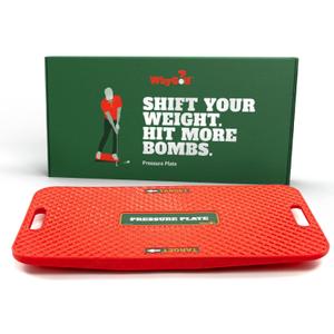 WHYGOLF Swing Trainer Pressure Plate with Power Wedge  Improve Weight Shift, Balance & Accuracy  Golf Training Aid for Increased Power & Control  Teaching Tool for Club Practice & Drills