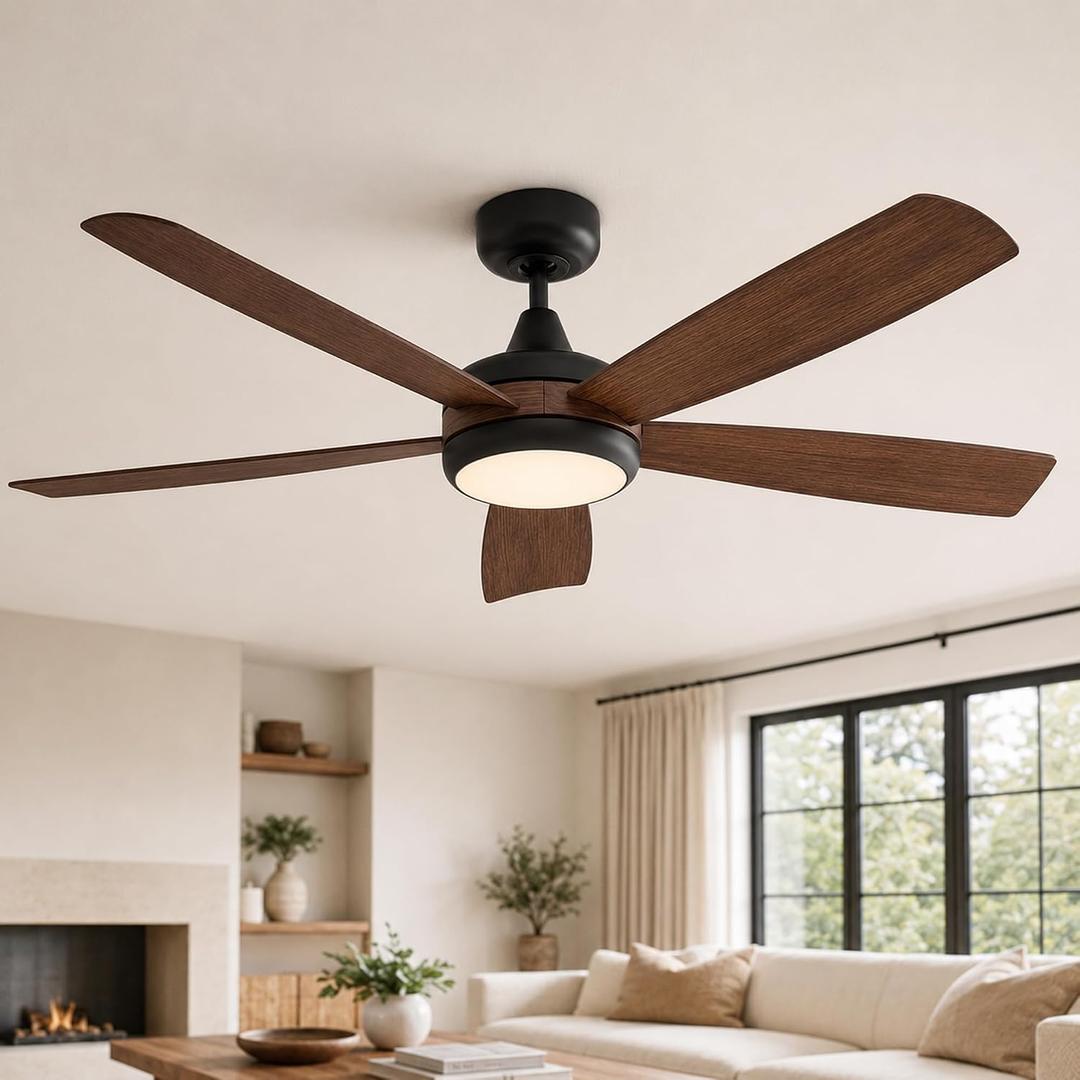GREENEVER Smart Ceiling Fan with Lights, 52 Inch, Remote/App/Alexa/Control