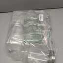 MANSHU 6 Pack 24 Oz Clear plastic jar, Refillable Kitchen Storage Containers, For Kitchen & Household, Aluminum cap.