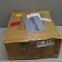 IBUYKE Velvet Round Footrest Ottoman, Makeup Vanity Stool Side Table, Dressing Table Seat, Pouf Couch Stool, Golden Steel Legs, Gray LG-30G