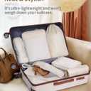 Compression Packing Cubes for Travel 8 Set Travel Organizer Bags Compression Cubes Bags Suitcase Packing Organizer Luggage Organizer Bags with Toiletries Bag and Shoe Bag Travel Essentials Beige