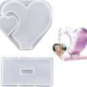 5 x 1 Pcs Silicone Molds for Epoxy Resin, DIY Picture Frame Display Unique Mold for Resin Casting Art Crafts, Table Home Decor Gift