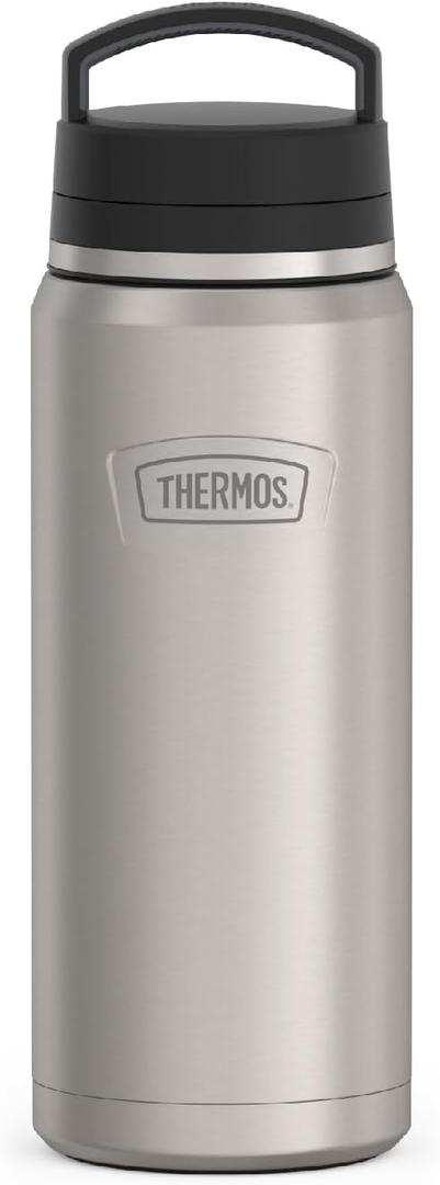 THERMOS ICON SERIES, Stainless Steel Dual Temperature Beverage Bottle, 40 oz, Matte Stainless Steel