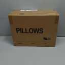 puredown® Goose Feathers and Down White Pillows with 100% Soft Cotton Cover, Bed Sleeping Hotel Collection Pillows Set of 2 King Size