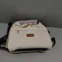 LOVEVOOK Laptop Backpack for Women with Pouch Pocket for Large Capacity Cup,15.6 Inch Laptop Computer Bag Travel Backpack Purse,Waterproof Work Business Backpack College Teacher BagsBeige - Black - Chestnut Brown