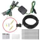 4-Pin Trailer Wiring Harness with Plug 56477 Compatible with Maverick 2022 2023 2024, 4 Way Flat Output Trailer Wire Towing Hitch