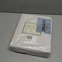 LANE LINEN Eco Friendly 100% Organic Cotton Queen Sheet Set, Soft & Comfy Fully Elasticized 15" Deep Pocket Bed Sheets, Low Pill Naturally Cooling Machine Wash Sbanas Queen- White Bed Sheets (01: Pure White)