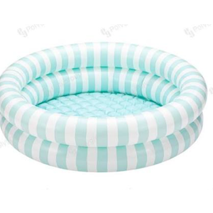 Funsicle Pastel Stripes Inflatable Pool, 1 ct With Pump