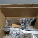 4Pack Heavy Duty Stainless Steels U-Shape Wet Concrete Fence Post Holder 6"x6" (Actual 5.5 "x5.5) Base Anchor Bracket with Air Flow Channel for Terrace Post Base, Fences, Wood Pergola [Patent Pending]
