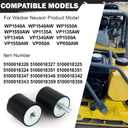 Tamper Rubber Shock Mount for Wacker Neuson Plate Compactor Rammer WP1540 WP1550 VP1135 VP1340 VP1550 VP2050, Vibration Isolators/Shock Absorber 5100016316-4 Pack