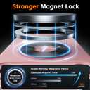 4 x Magnetic for iPhone 17 Pro Max Case, [Matte Solid Color] [Full Camera Protection] Protective Case for iPhone 17 Pro Max - Pink