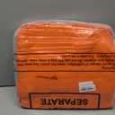 Windyun Reusable Grocery Bags Large Non Woven Shopping Bags with Handles Foldable Portable Tote, 16x6x12 Inch(16x6x12 Inch, Orange, 50 Pcs)