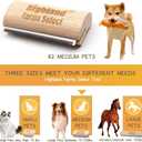 Deshedding Grooming Tool for Dogs, Cats & Horses, Ergonomic Design Wood Groom Brush, Professional Pet Groomer, Painlessly Remove for Short & Long Hair, Fur & Dirt - 5 Inches