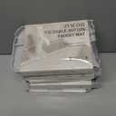 5 x 18 inch Silicone Faucet Mat for Kitchen Sink - 6 Slope & Fasten Button Design, Quick-Dry Splash Guard Water Catcher Behind Faucet, RV/Bathroom Safe (Gray) (17.7" x 5.5")