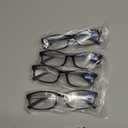 Gaoye Reading Glasses Men - Blue Light Blocking Lenses, TR90 Frames, UV400 - Eyeglasses with Clear Vision (A4 Pack Black)