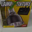 Reptile Heat Lamp Fixture with Dimming Thermostat - 5.5'' Light Dome with PID Thermostat, for Ceramic Heat Emitter & Basking Light Bulb, for Bearded Dragon, Snake, Tortoise, Lizard Tank Accessories200+ bought in past month