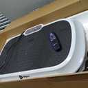 LifePro Vibration Plate Exercise Machine - Whole Body Workout Vibration Fitness Platform w/ Loop Bands - Home Training Equipment for Weight Loss & Toning - Remote, Balance Straps, Videos & Manual (Batteries for Remote Are Not Included)