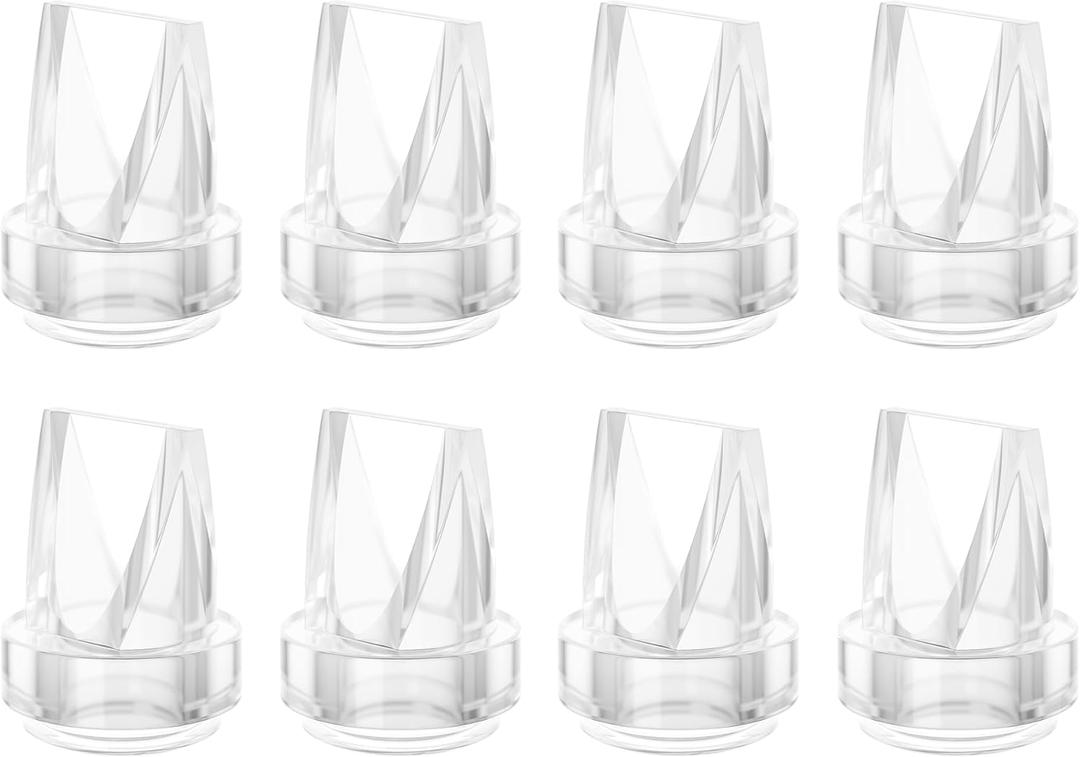 TOVVILD 8PCS Duckbill Valves Compatible with eufy E10 E20 S1 S1 Pro MomMed S21, S32 Breast Pump Replacement Pump Parts Accessories