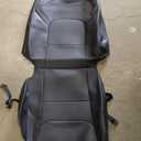 Chifengzun Custom Nappa Leather Front Car Seat Covers fit for Dodge Ram 1500 2500 3500 2002-2024 Truck Accessories Automotive Seat Covers 2 PCS Interior seat Protective Cover (Black)