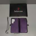 Defencase for Samsung Galaxy S26 Ultra Magnetic Wallet Case Compatible with Magsafe with RFID Blocking Zipper & Card Holder Women, PU Leather Detachable Phone Case for Galaxy S26 Ultra 6.9", Purple