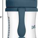 Dr. Brown's Milestones Baby's First Straw Cup, Training Cup with Weighted Straw, 9oz/270mL, Dark Blue/Vintage Yellow, BPA Free, 6m+, 2 Pack
