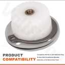 2303-0347 Intermediate Handle Set with Additional Ring for Rosettes/Escutcheons Assembly, Compatible with Ro-hl