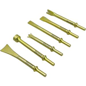 Astro Tools 401K6 6-Piece Heavy Duty THOR Air Hammer, Chisel & Cutter Bit Set .401 Shank