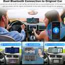 Wireless Apple Carplay Screen, 10.26inch Android Auto Screen Dash Cam Car Stereo, Apple CarPlay Screen with Backup Camera, Bluetooth GPS Navigator for Car and Touch Screen
