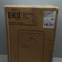 EKO Madison Brushed Stainless Steel 13.2 Gal/50L Kitchen Step Trash Can or Recycling Bin, Removable Inner Liner, Soft Close Lid, Fingerprint Resistant Finish
